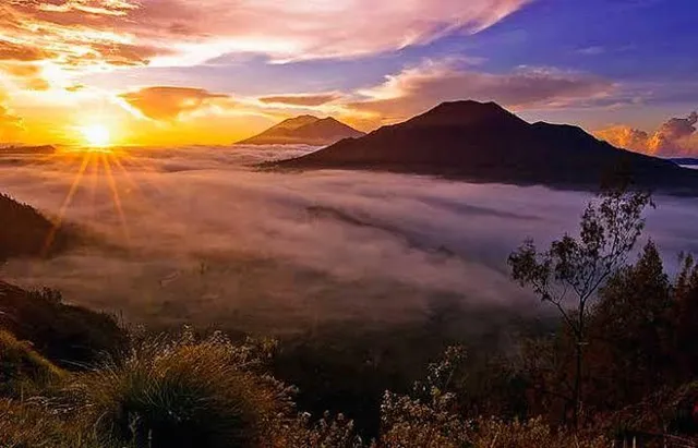 Amancer monte Batur